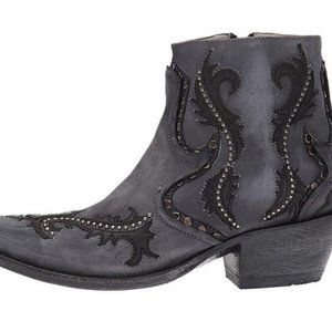 Corral Boots women slate grey size 8 ankle boot